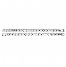 1-35-524 STANLEY 30 CM X 13 MM PASLANMAZ ELK CETVEL-METRK 2 TARAFLI KEL ESNKE