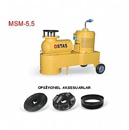 MSM-5-5  - 5.5 HP OSTA MOZAK VE MERMER SLM MAKNASI-TRFAZE