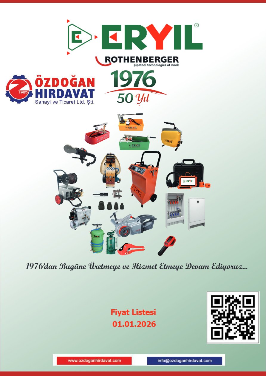 ERYIL 01.01.2026 FİYAT LİSTESİ