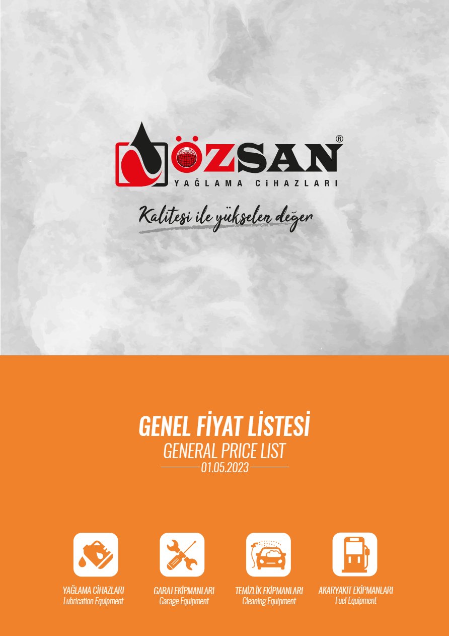 ÖZSAN 01 MAYIS 2023 FİYAT LİSTESİ