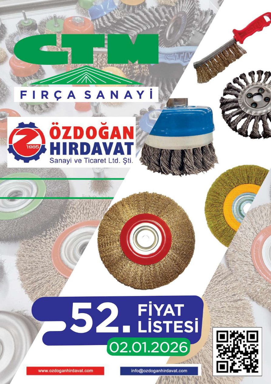 CTM FIRÇA 52.FİYAT LİSTESİ
