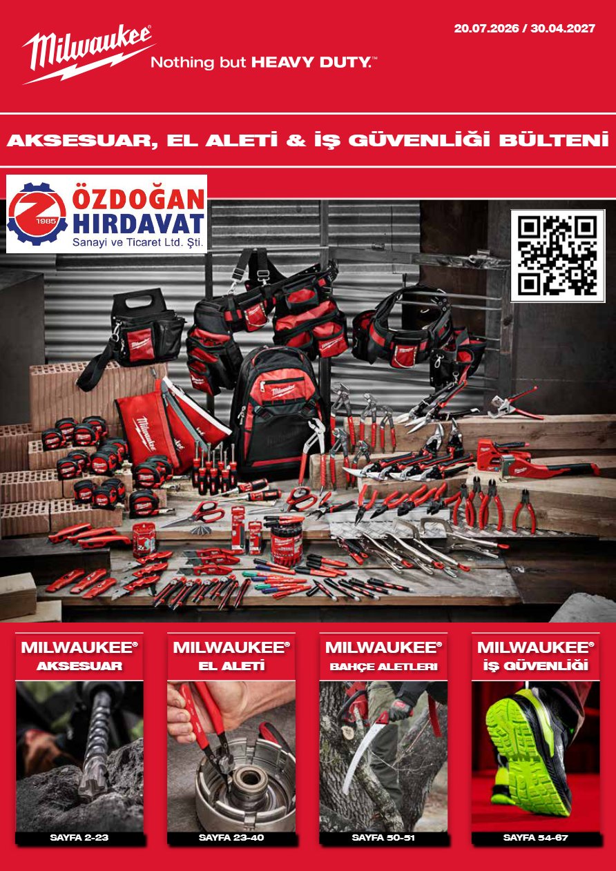MILWAUKEE EL ALETLERİ - TEMMUZ 2026