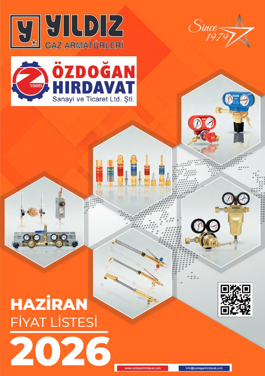 YILDIZ -GAZ- HAZİRAN 2026 FİYAT LİSTESİ