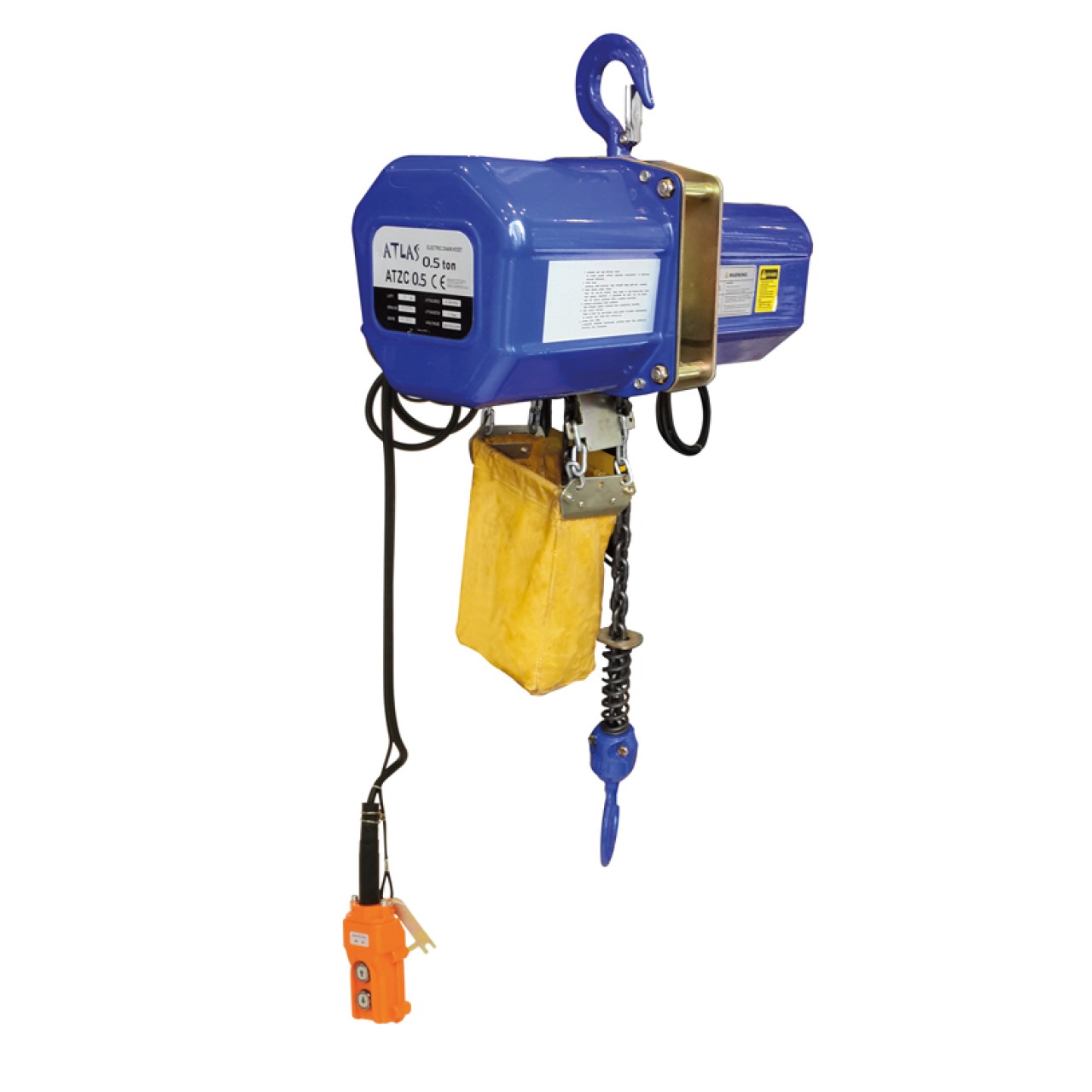 0,5 TON 6 METRE HIZLI ELEKTRİKLİ ZİNCİRLİ VİNÇ ATLAS ATLAS