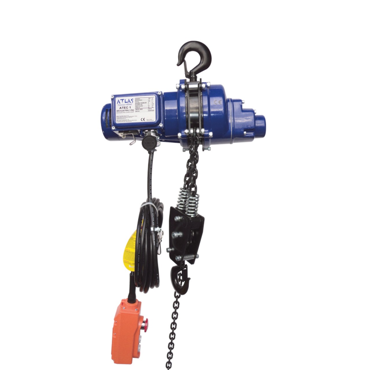 1 TON 6MT.ELEKTRİKLİ ZİNCİRLİ VİNÇ ATLAS