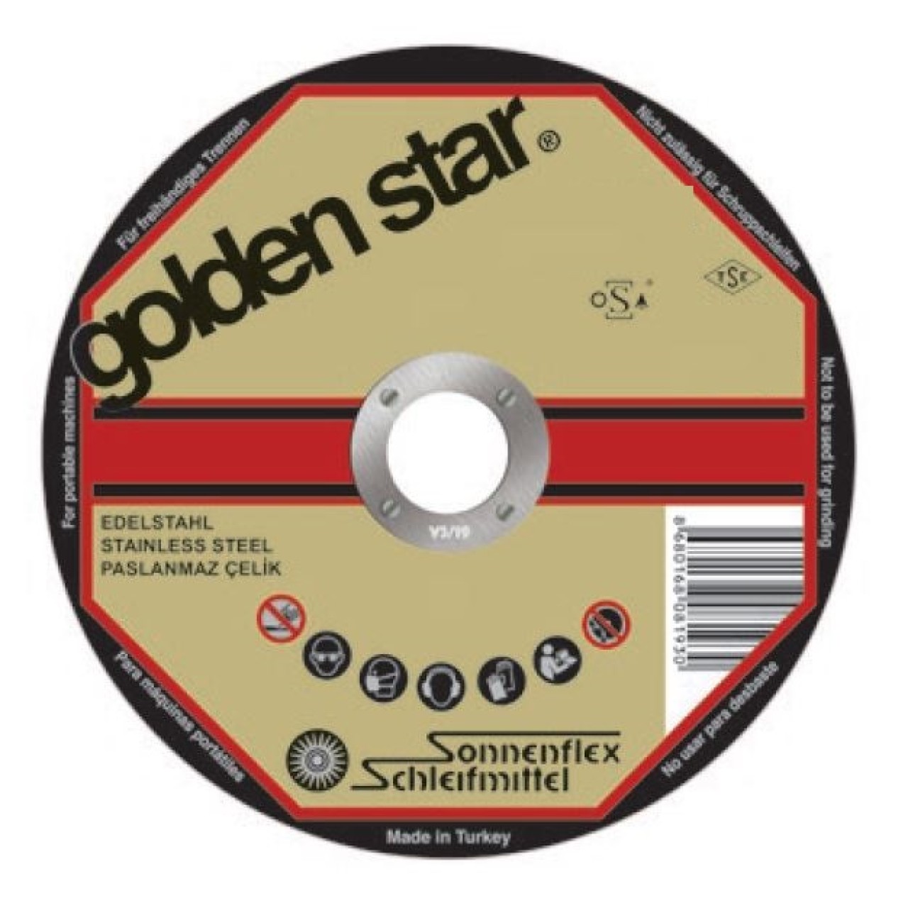 115 X 1,0 X 22 MM INOX SÜPER INCE KESICI (AS 60 Q BF) GOLDENSTAR