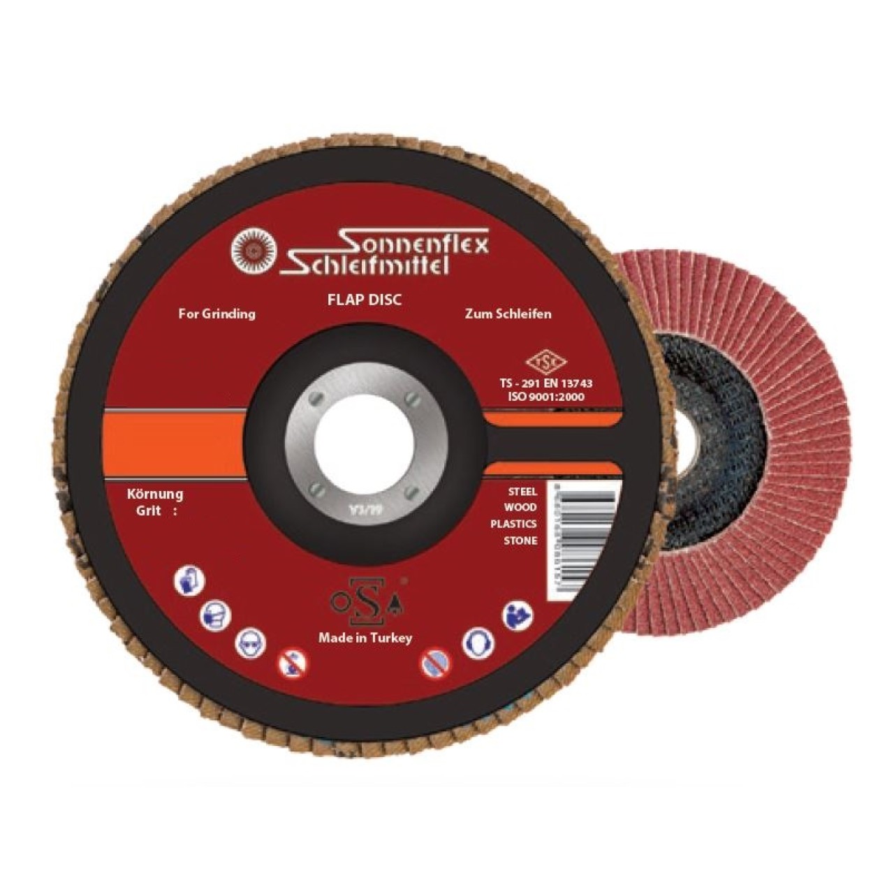 115 X 22 MM NK STANDART KUMLAR 120 FLAP DİSK