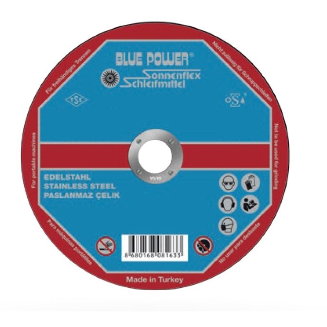 115 X 3,0 X 22 MM DÜZ KESICI (AS 30 R BF ROF) INOX