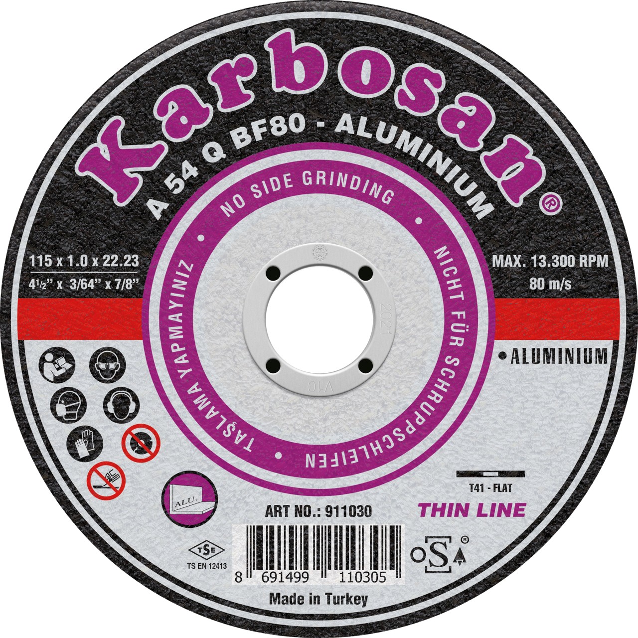 115X1X11 ALÜMİNYUM THİNLİNE KESİCİ