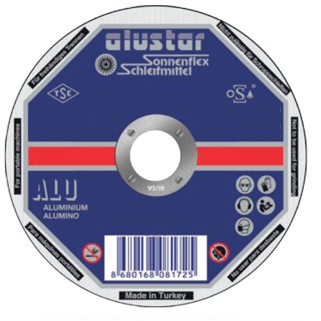 125 X 2,5 X 22 MM  DÜZ KESICI (A 36 R BF ALU) ALUSTAR