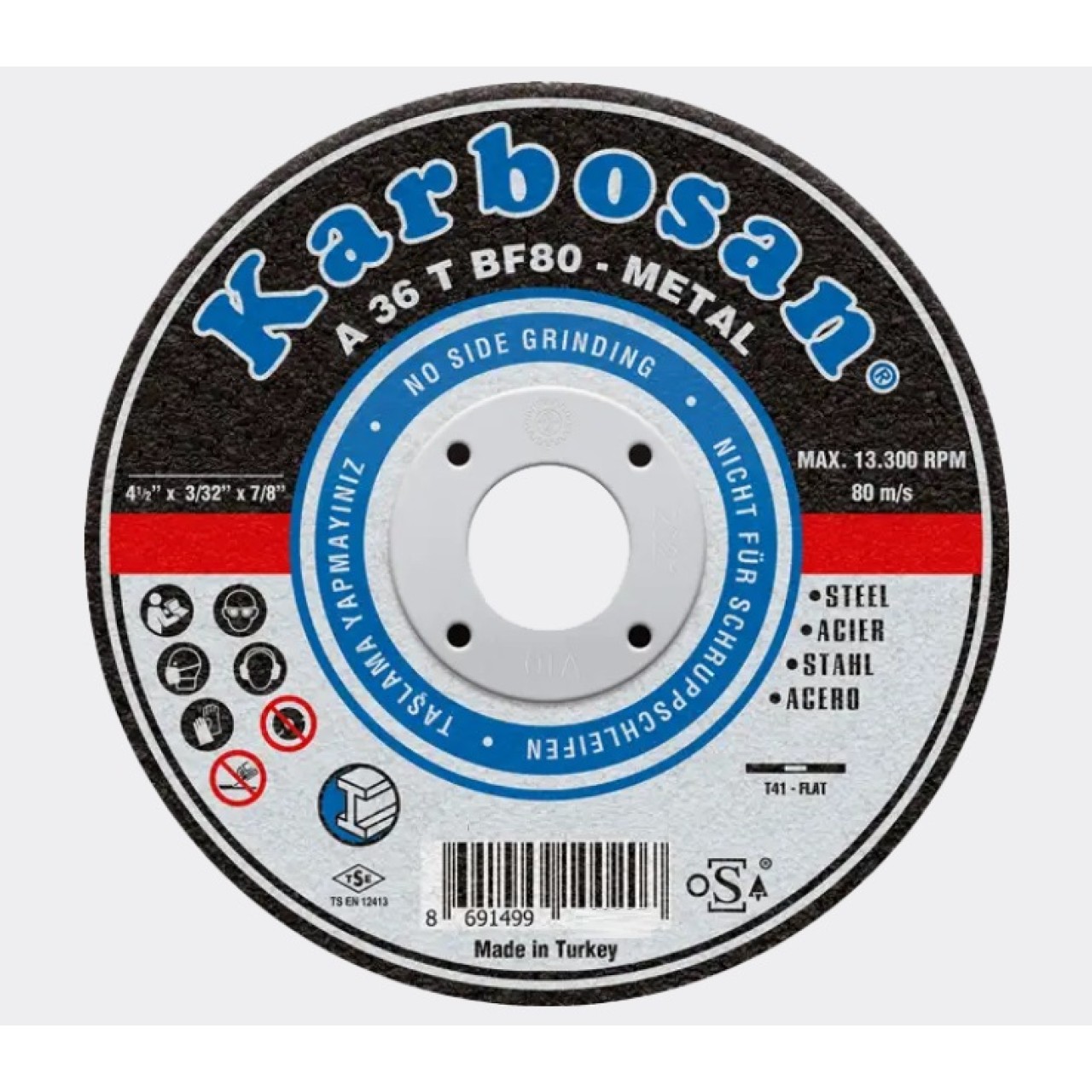 125X2,5X22 NK DÜZ KESİCİ