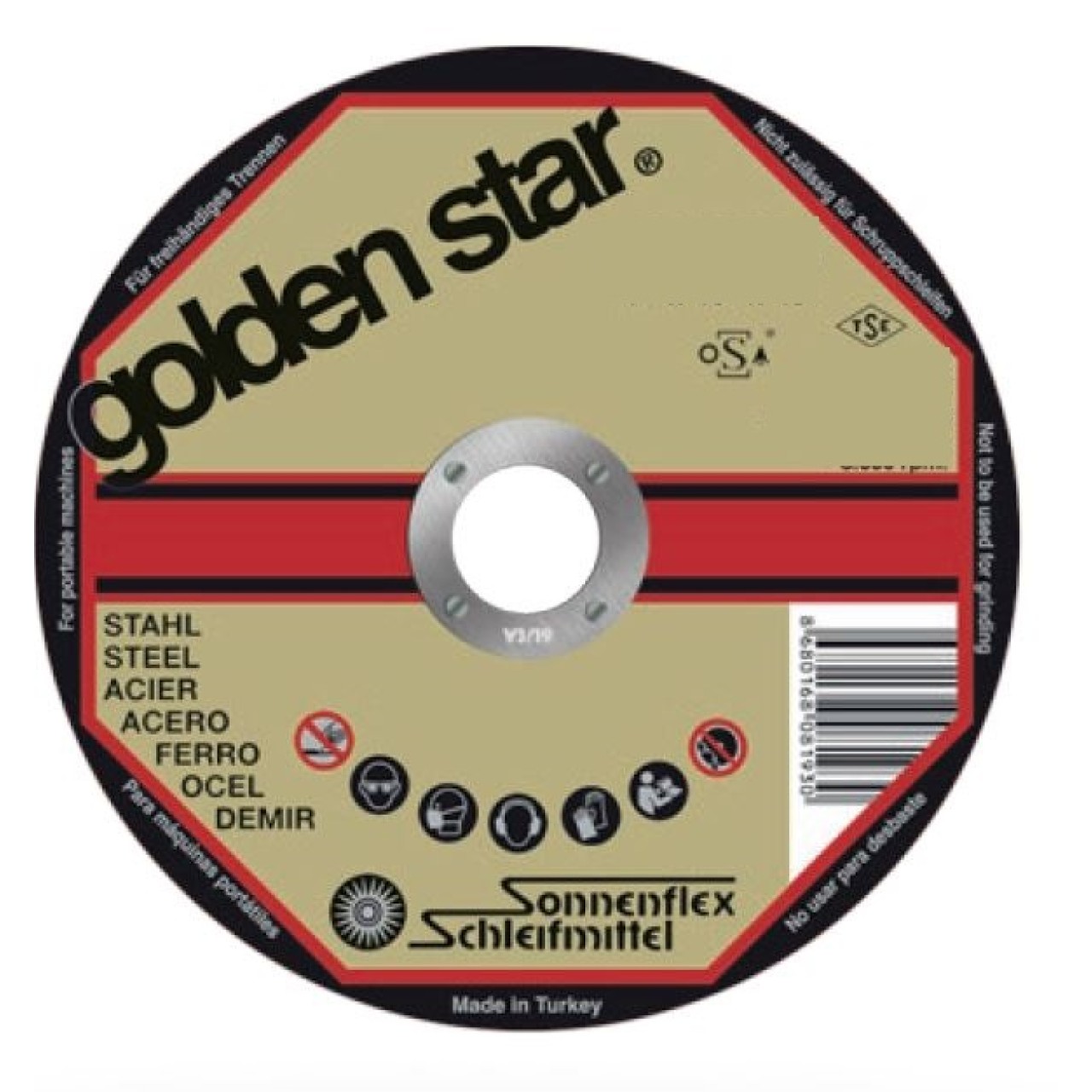180 X 3,0 X 22 MM DÜZ KESICI (AS 30 T6 BF) GOLDENSTAR