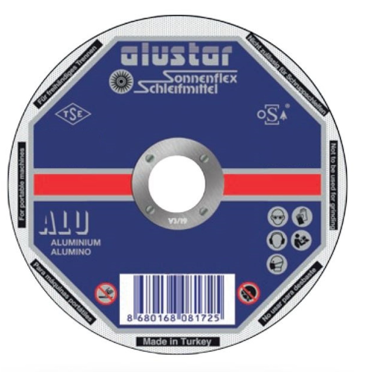 180 X 3,2 X 22 MM  BOMBELI  KESICI (A 36 R BF ALU) ALUSTAR