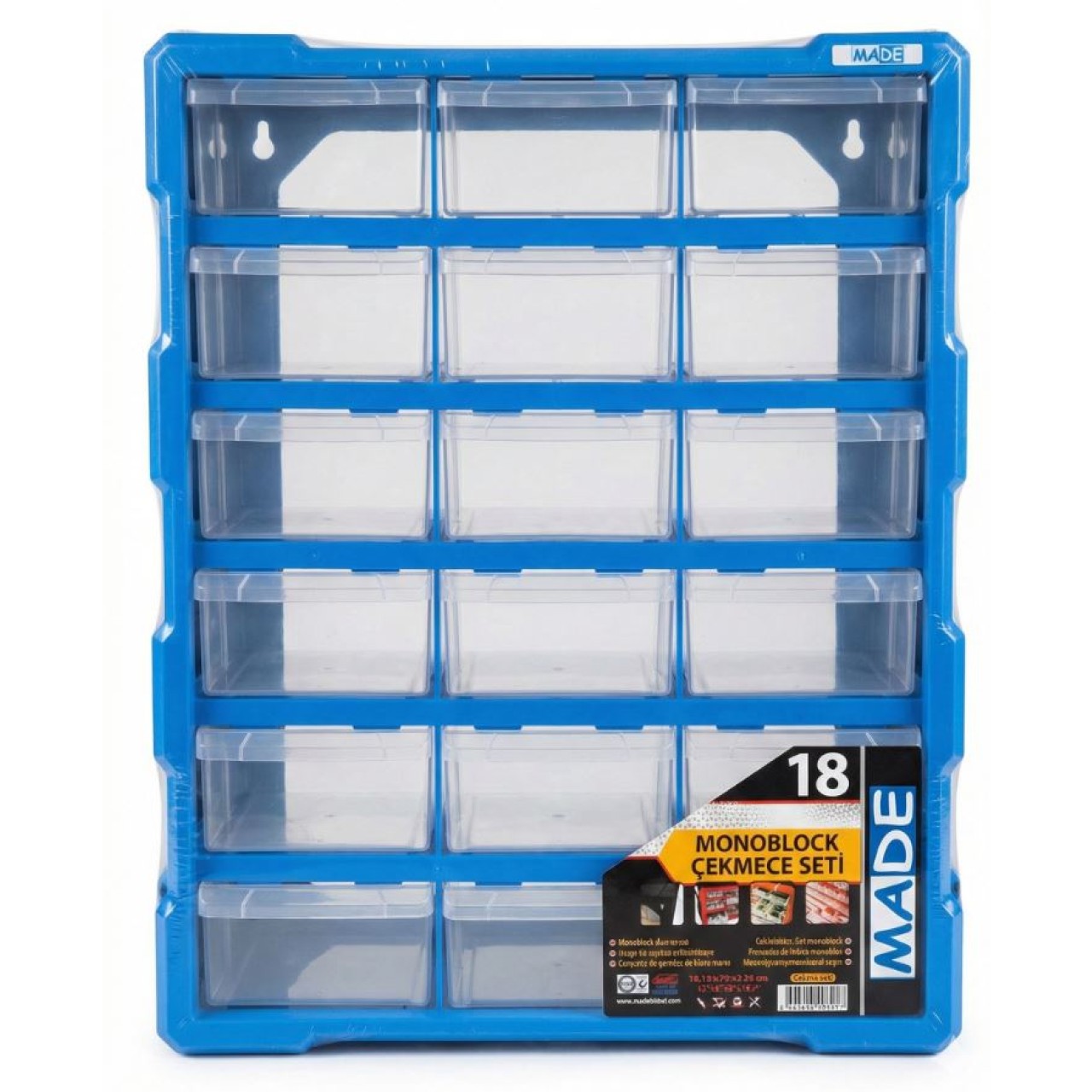 18Lİ BÜYÜK MONOBLOK ÇEKMECE SETİ