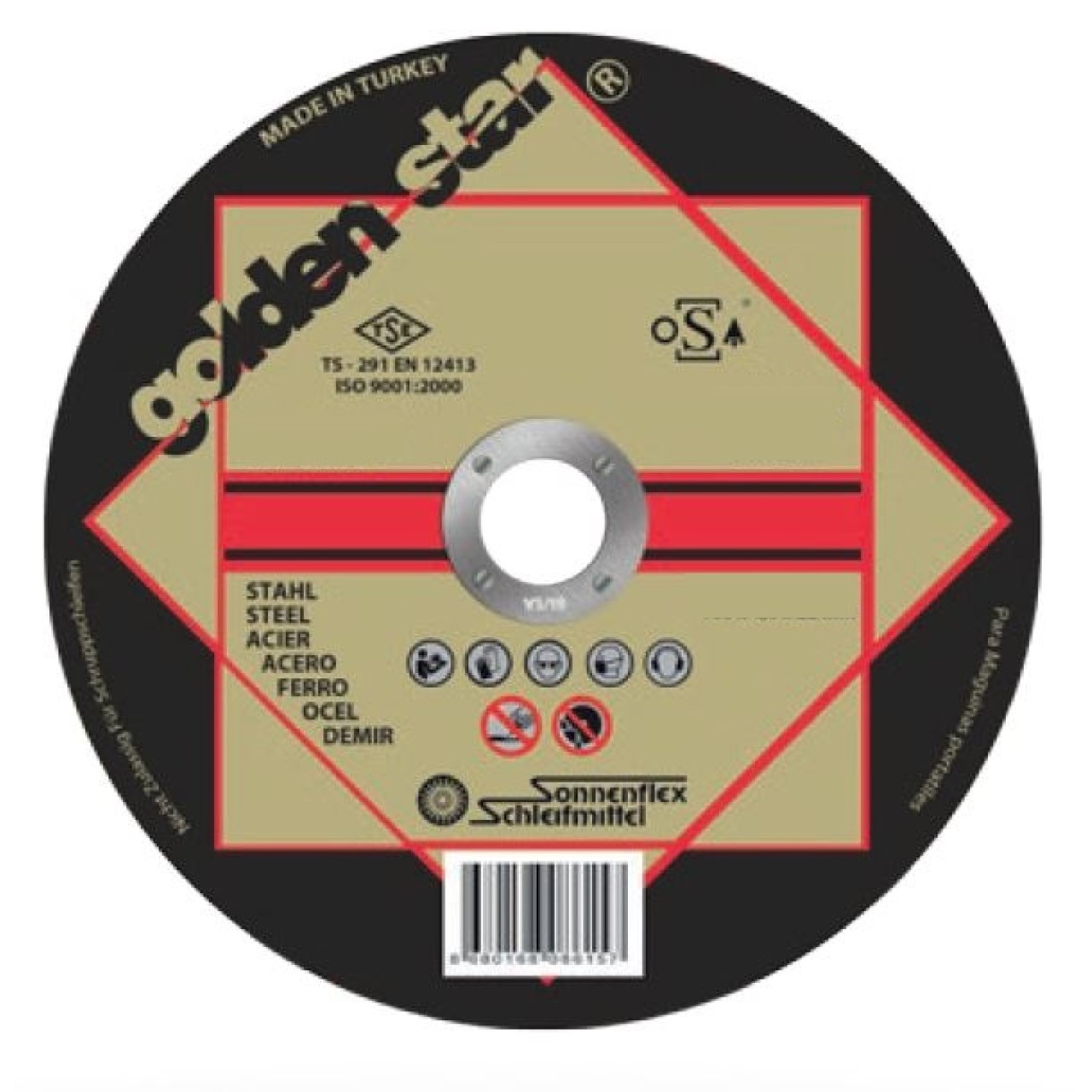 230 X 2,0 X 22 MM METAL SÜPER INCE KESICI (A 60 Q BF) GOLDENSTAR DÜZ