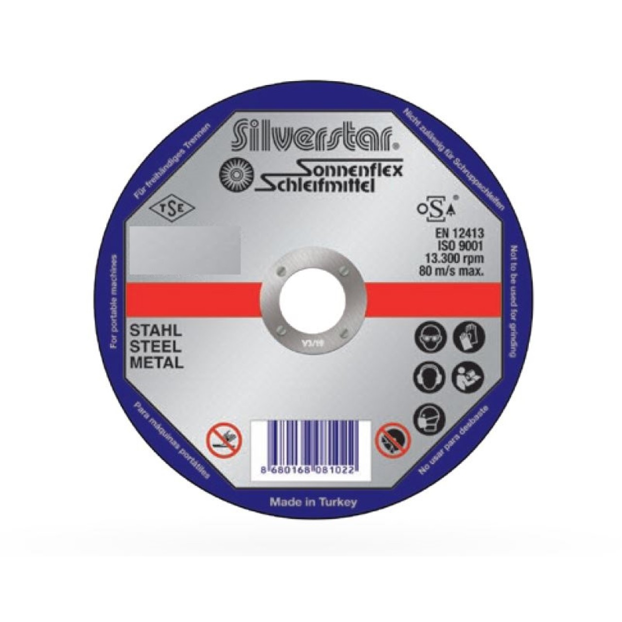 230 X 3,2 X 22 MM NK BOMBELI KESICI (AS 36 R BF) SİLVERSTAR