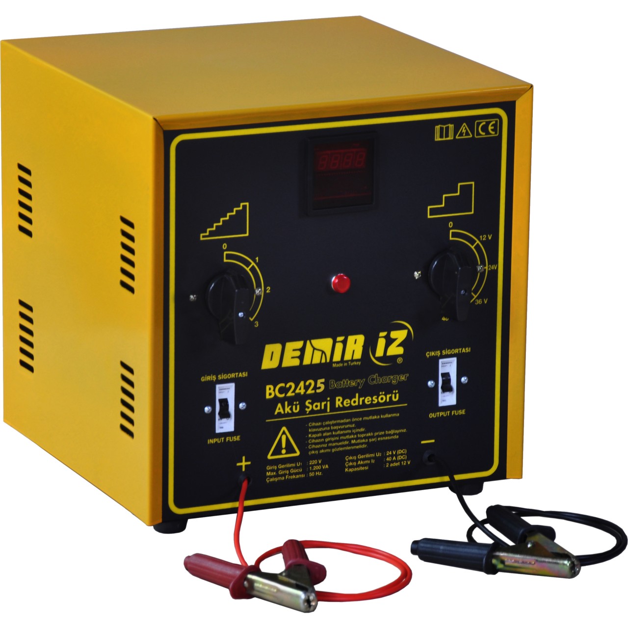 24V 25A MANUEL AKÜ ŞARJ REDRESÖRÜ