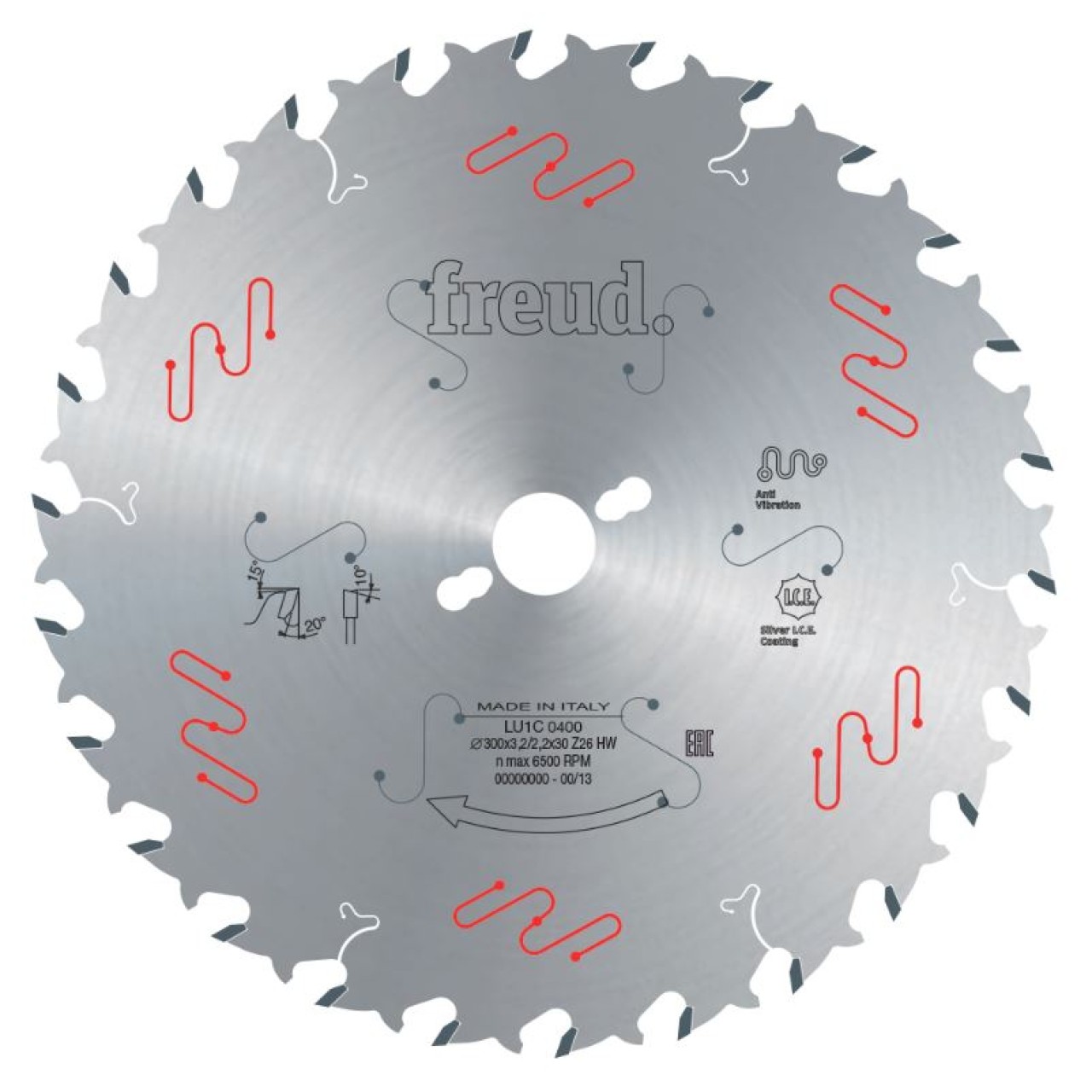 250X3.2/2,2X30 Z=22 AHŞAP TESTERE ATLAMALI