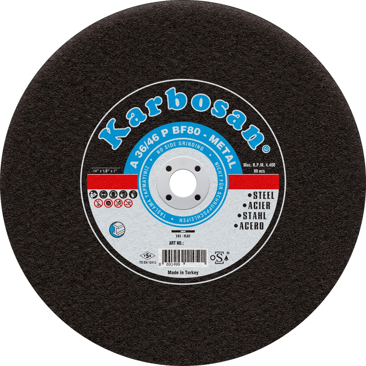 300X3X25,4 NK DÜZ KESİCİ (D)