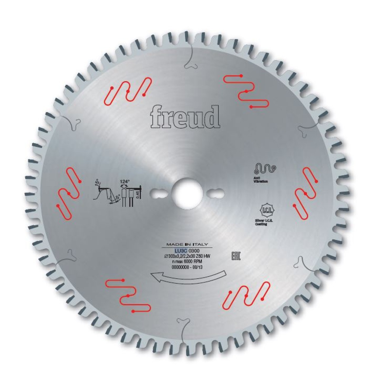 303X3,2/2,2X30 Z=60 OLUKLU TESTERE -5'