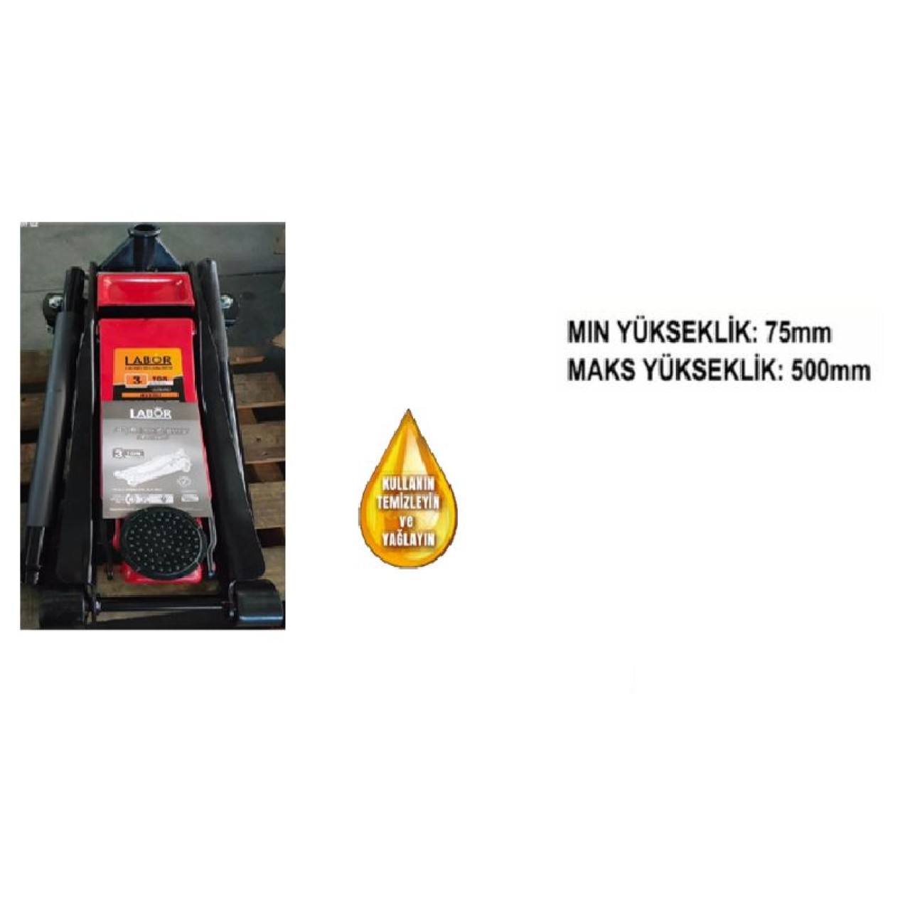 ARABALI KRİKO ALÇAK ŞASE 3 TON