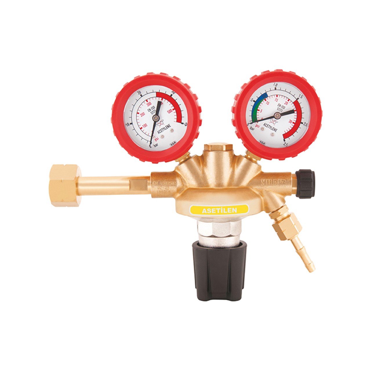 ASETİLEN BASINÇ DÜŞÜRÜCÜ W 23 X 1/18'' 0-1,5 BAR
