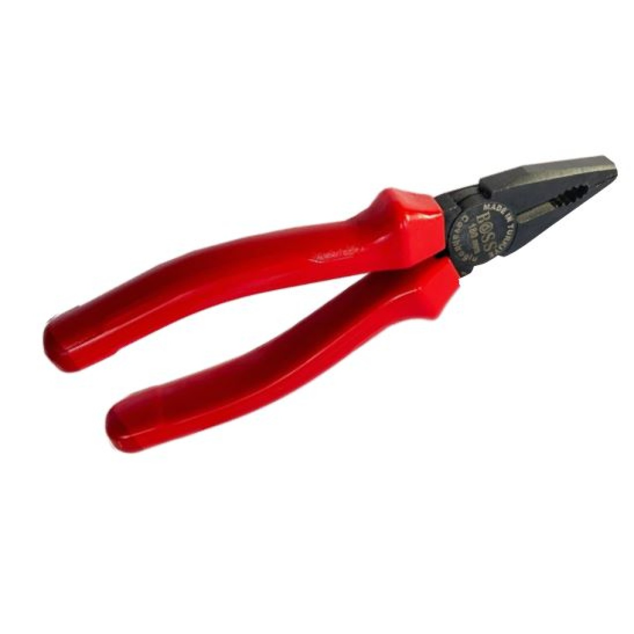 BOSS SİYAH OKSİT PENSE KIRMIZI İZOLE 180MM