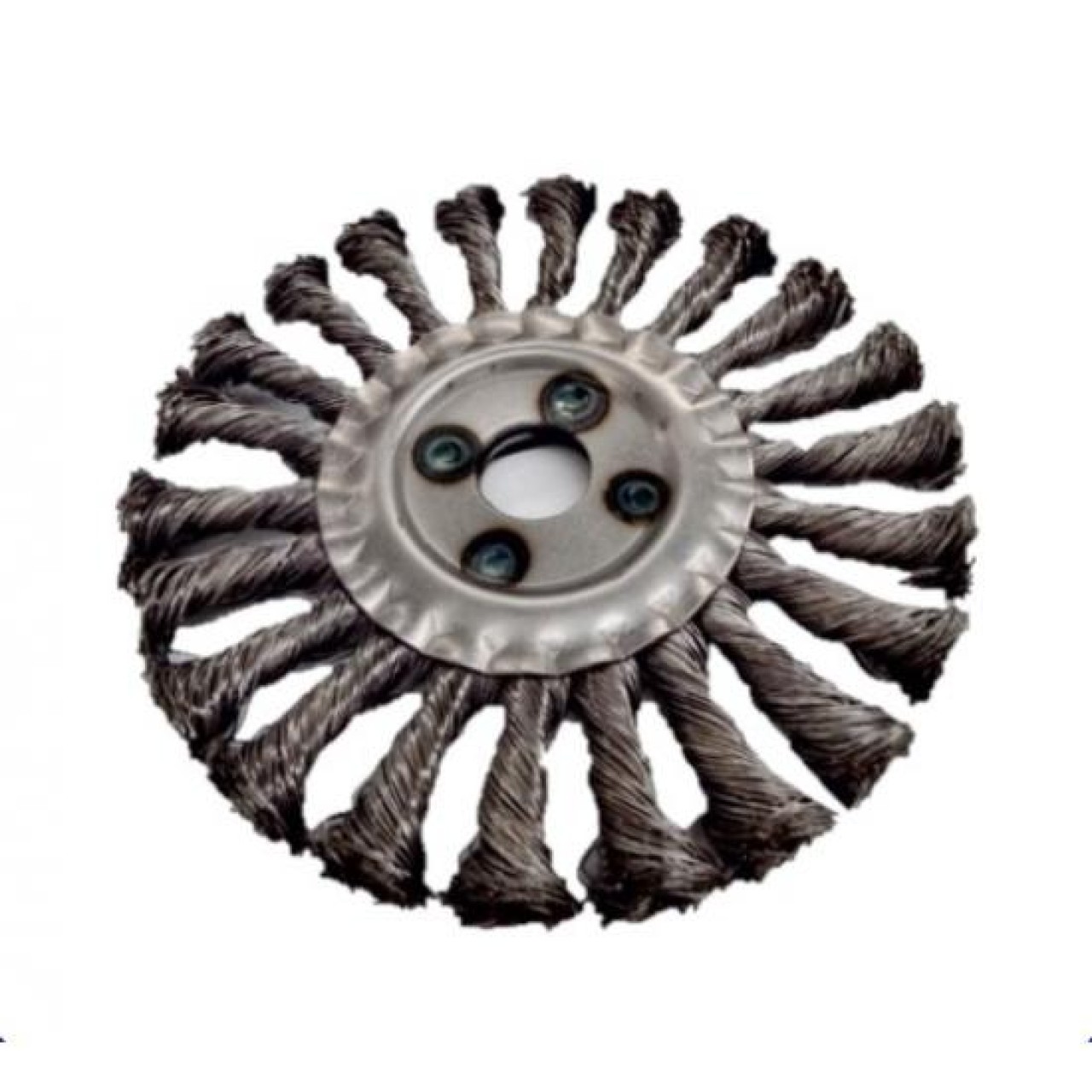 BURGULU DAİRESEL FIRÇA 125MM VİDASIZ GÖBEK:22,2MM