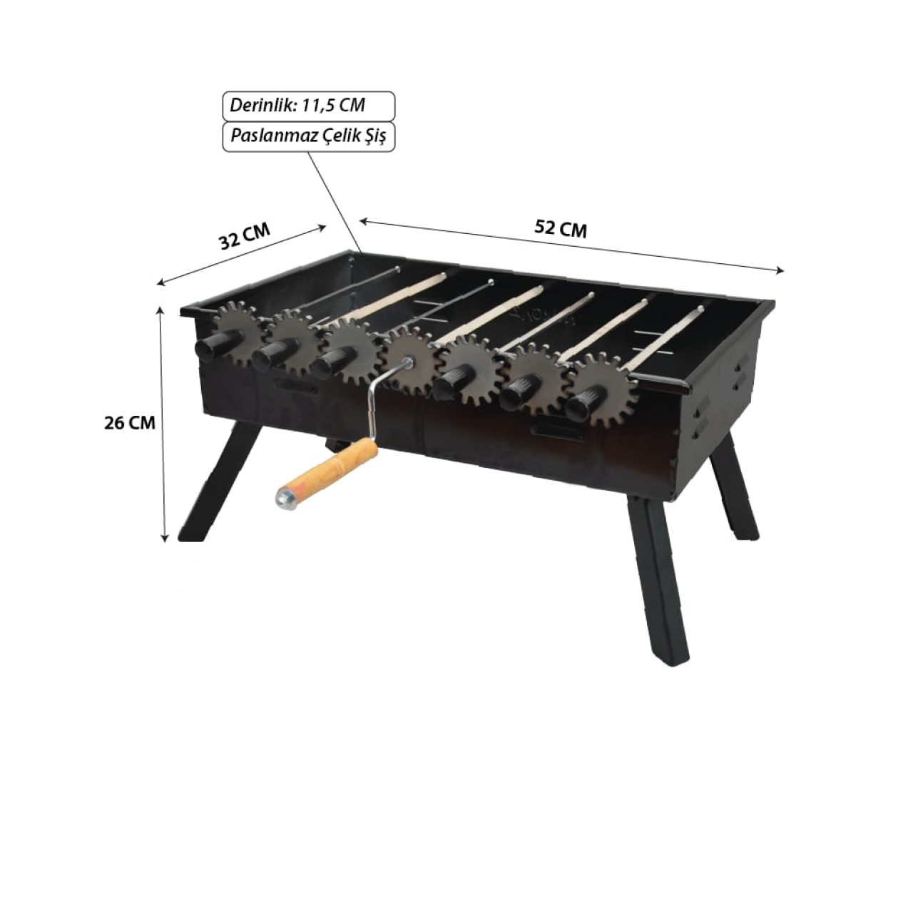 ÇEVİRMELİ KARA MANGAL