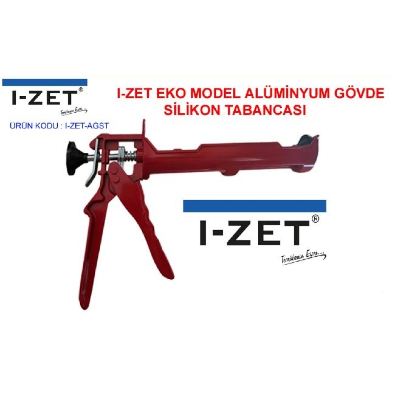 EKO ALÜMİNYUM GÖVDE SİLİKON TABANCASI