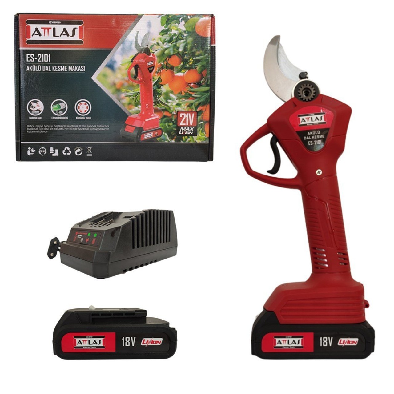 ES2101 AKÜLÜ BAĞ MAKASI 18V