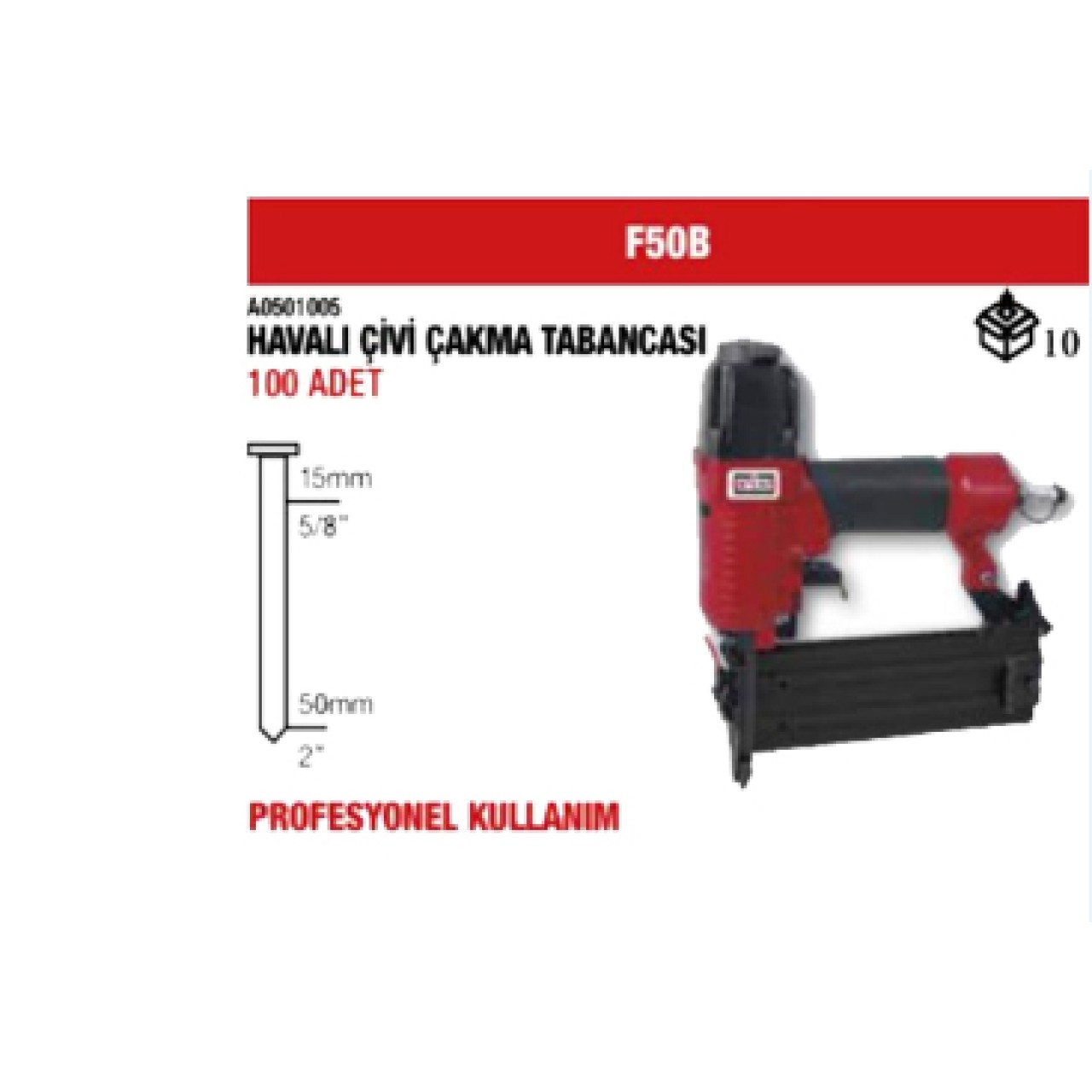 F50B HAVALI ÇİVİ TABANCASI ATTLAS