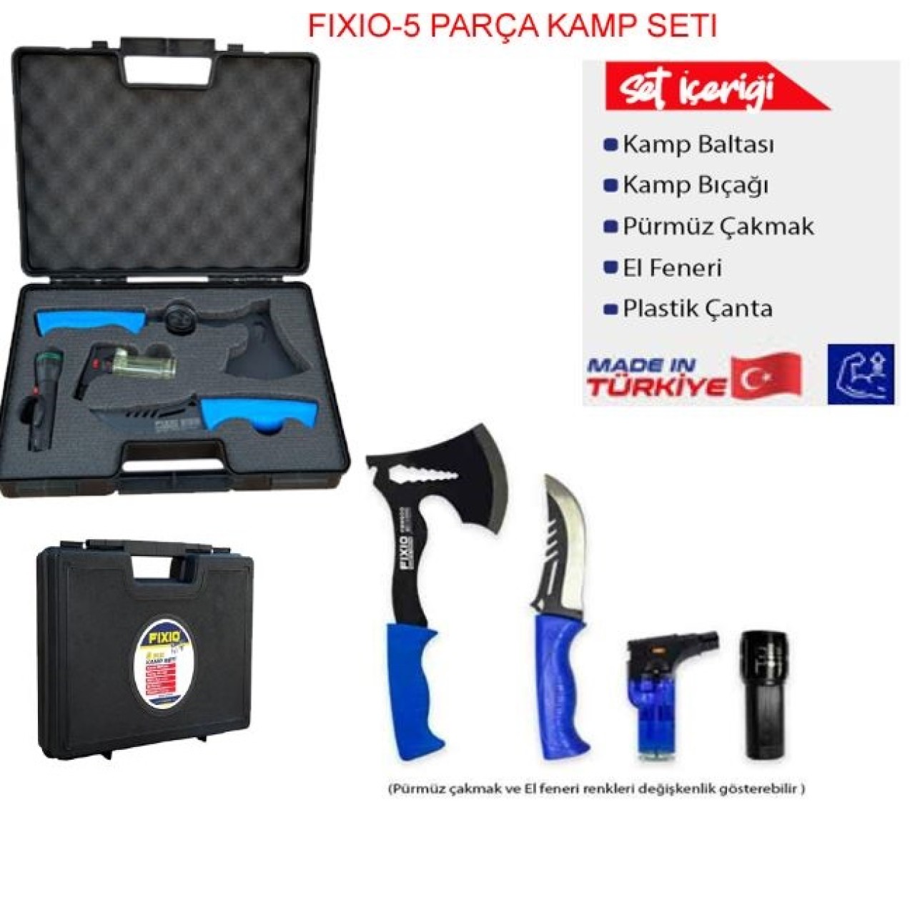 FİXİO EKO KAMP SETİ 5 PARÇA