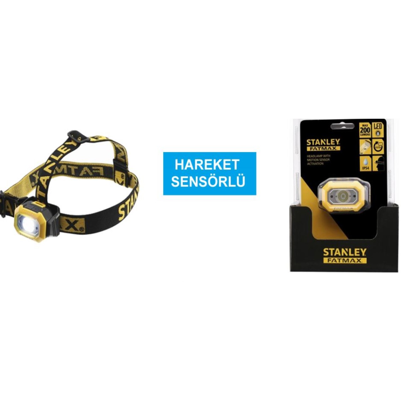 KAFA LAMBASI HAREKET SENSÖRLÜ PİLLİ