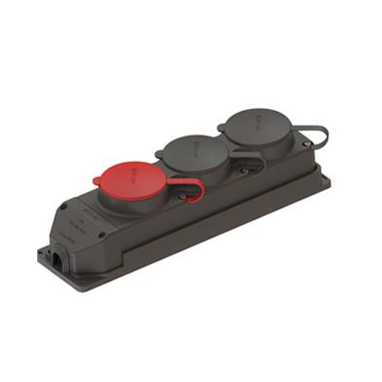 KAUÇUK 3X25 1 ADET + 1X16 2 ADET 3'LÜ GRUP PRİZ