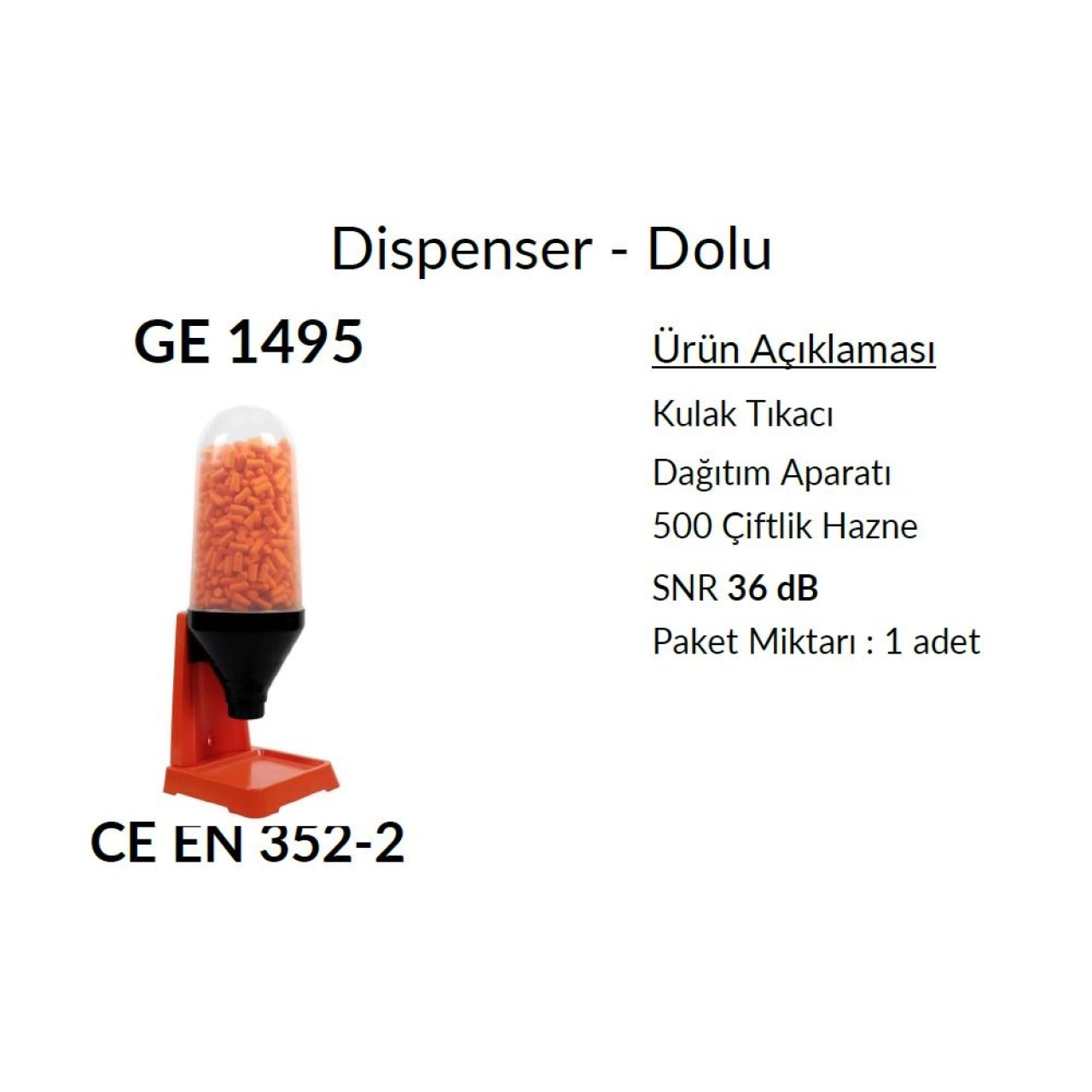 KULAK TIKACI DAĞITIM APARATI DİSPENSER - ÇEKMECELİ