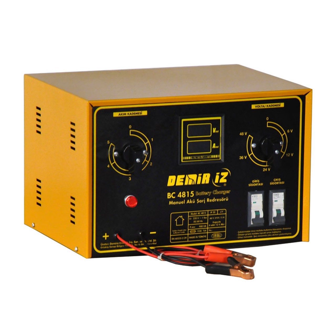 MANUEL AKÜ ŞARJ REDRESÖRÜ 48V-15A DÖRT DAŞ04