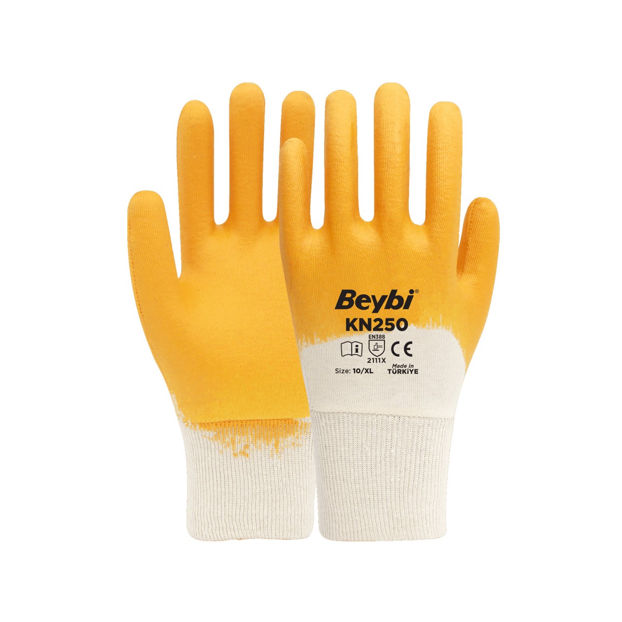 NİTRİL KAPLAMALI ELDİVEN KN250 NO:10