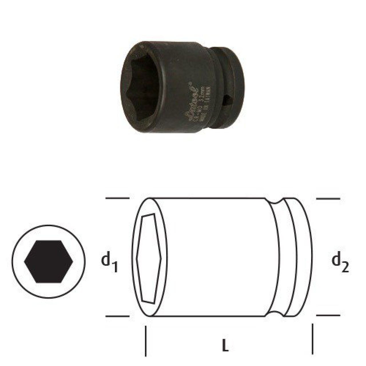 OSAKA 3/4''İNCH LOKMA 1