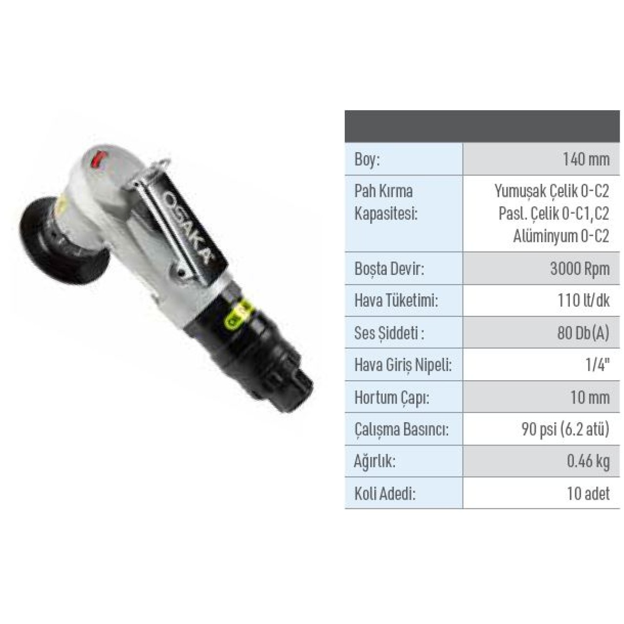OSAKA HAVALI PAHLAMA MAKİNASI