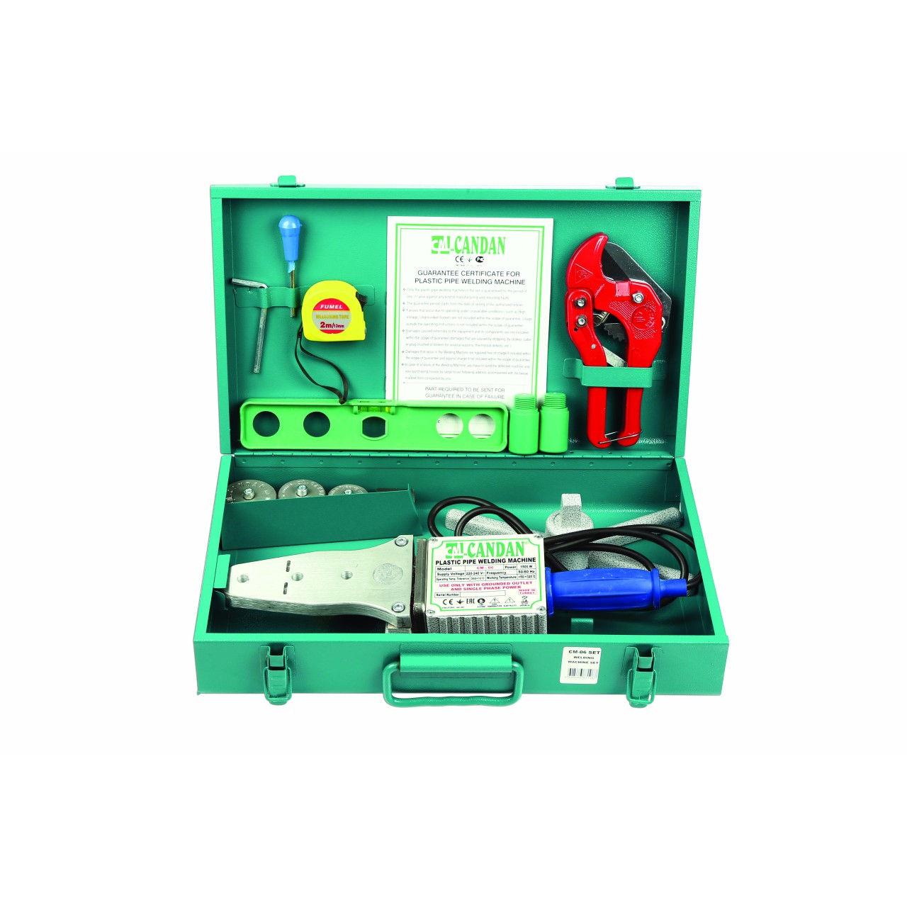 PLASTİK BORU KAYNAK MAKİNASI SETİ