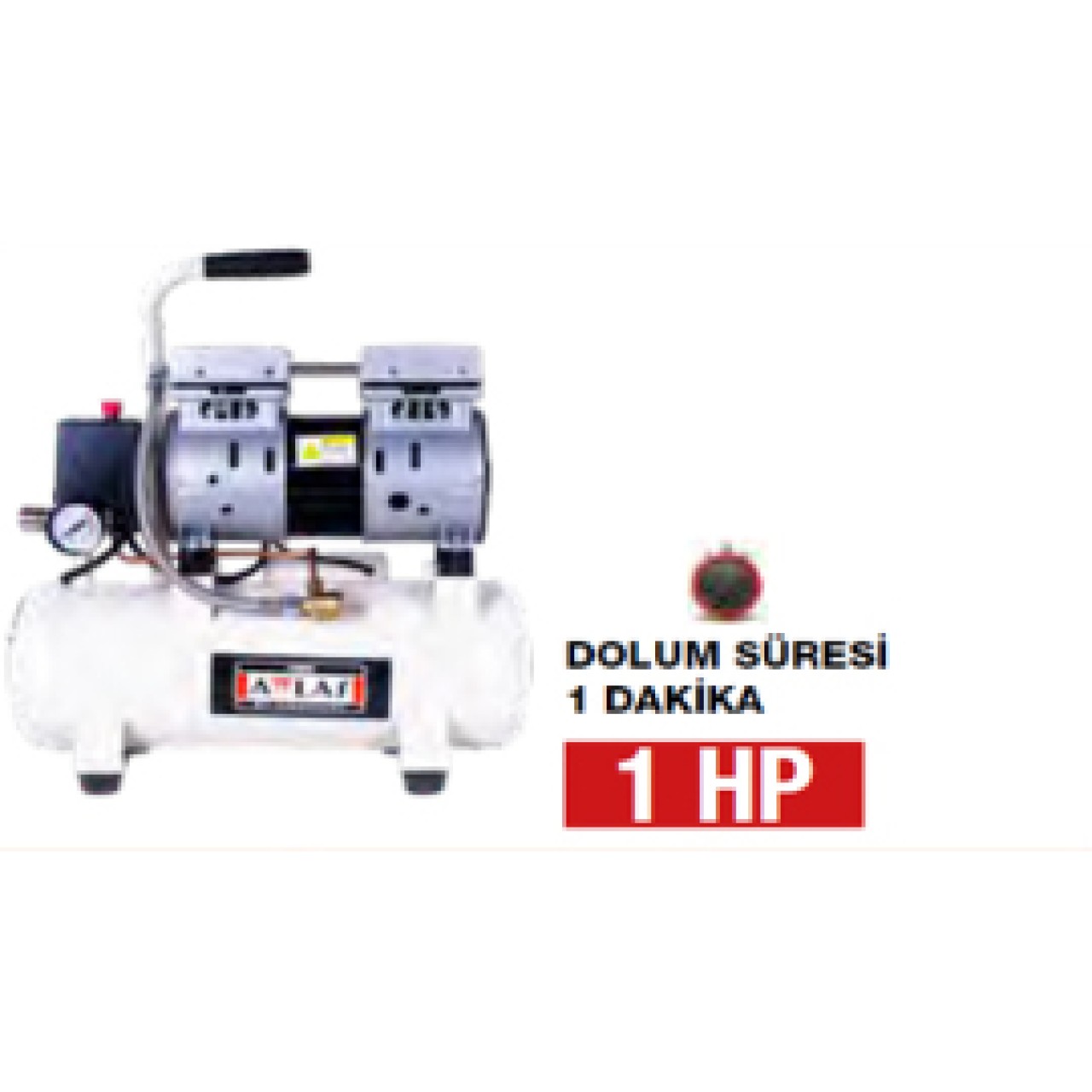 SC1009J SESSİZ MONOFAZE KOMPRESÖR 9 LT