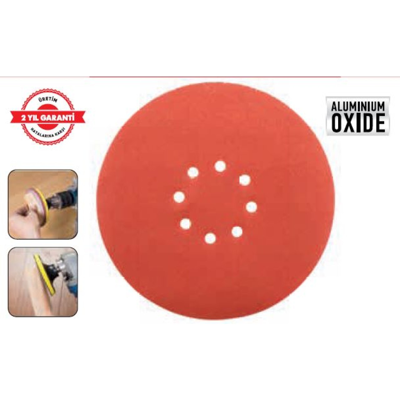 TOMAX CIRTLI ZIMPARA 230NK 8 DELİKLİ 180KUM