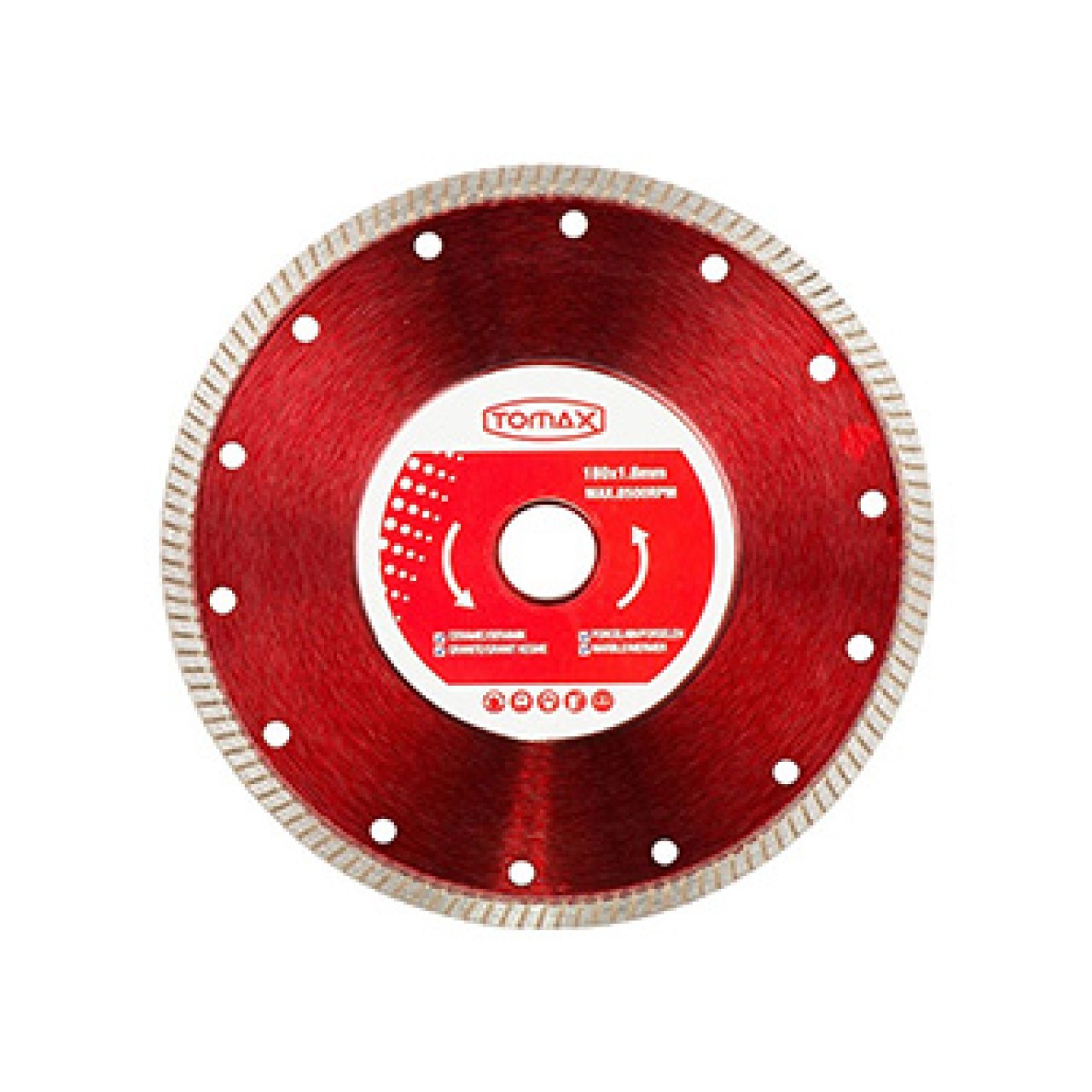 TOMAX HASSAS SERAMİK FAYANS KESİCİ İNCE 125 X 1.3 X 22 MM