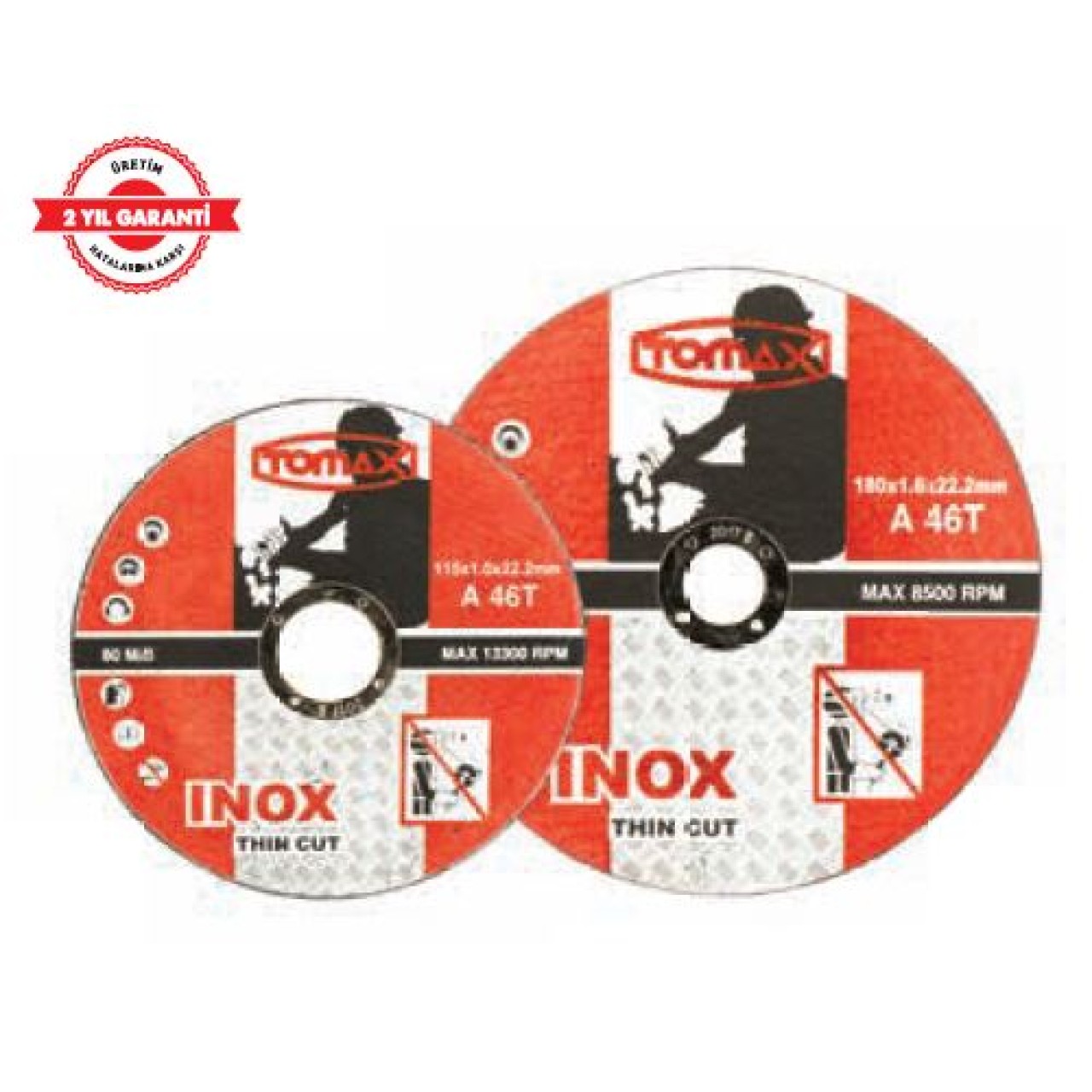 TOMAX İNOX KESİCİ 115 X 1,0 X 22 MM