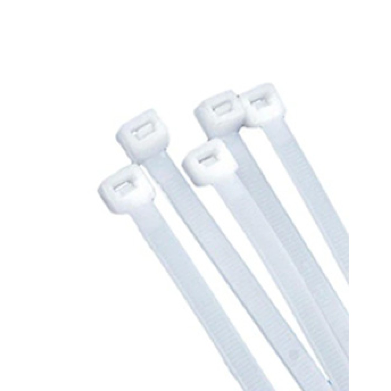 TOMAX PLASTİK KİLİTLİ KELEPÇE 4X300 MM BEYAZ