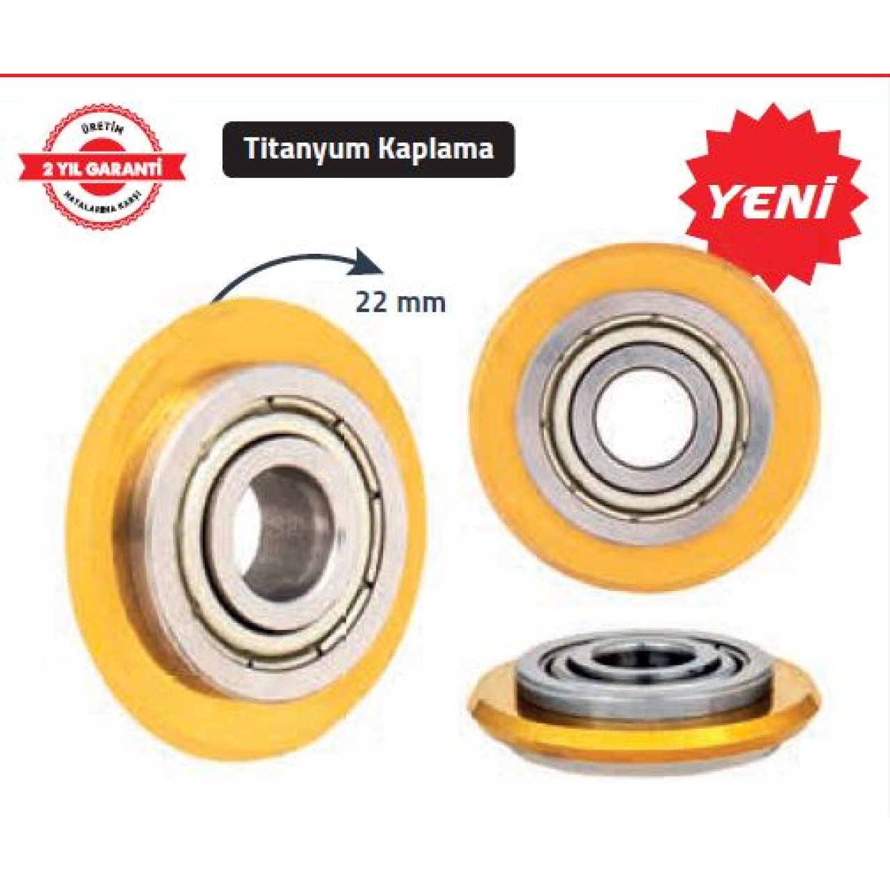 TOMAX SERAMİK KESME ELMASI YEDEĞİ 22 MM TİTANİUM