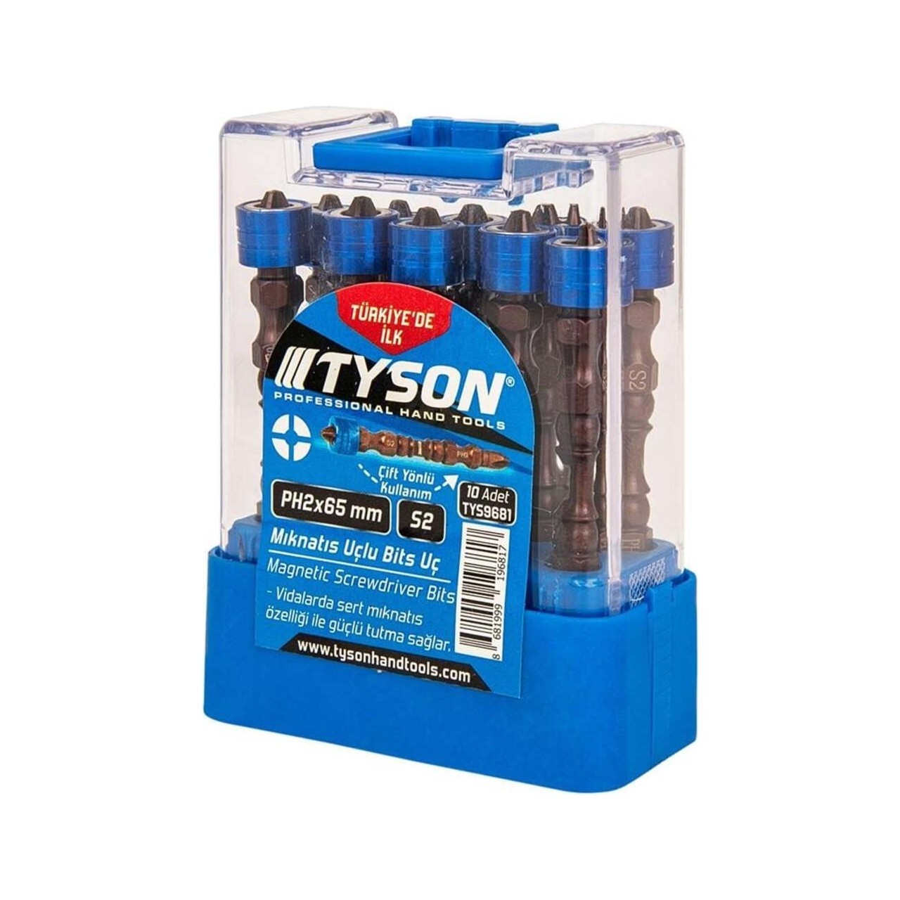 TYSON BİTS UÇ PH 2X65 ÇİFT YÖN