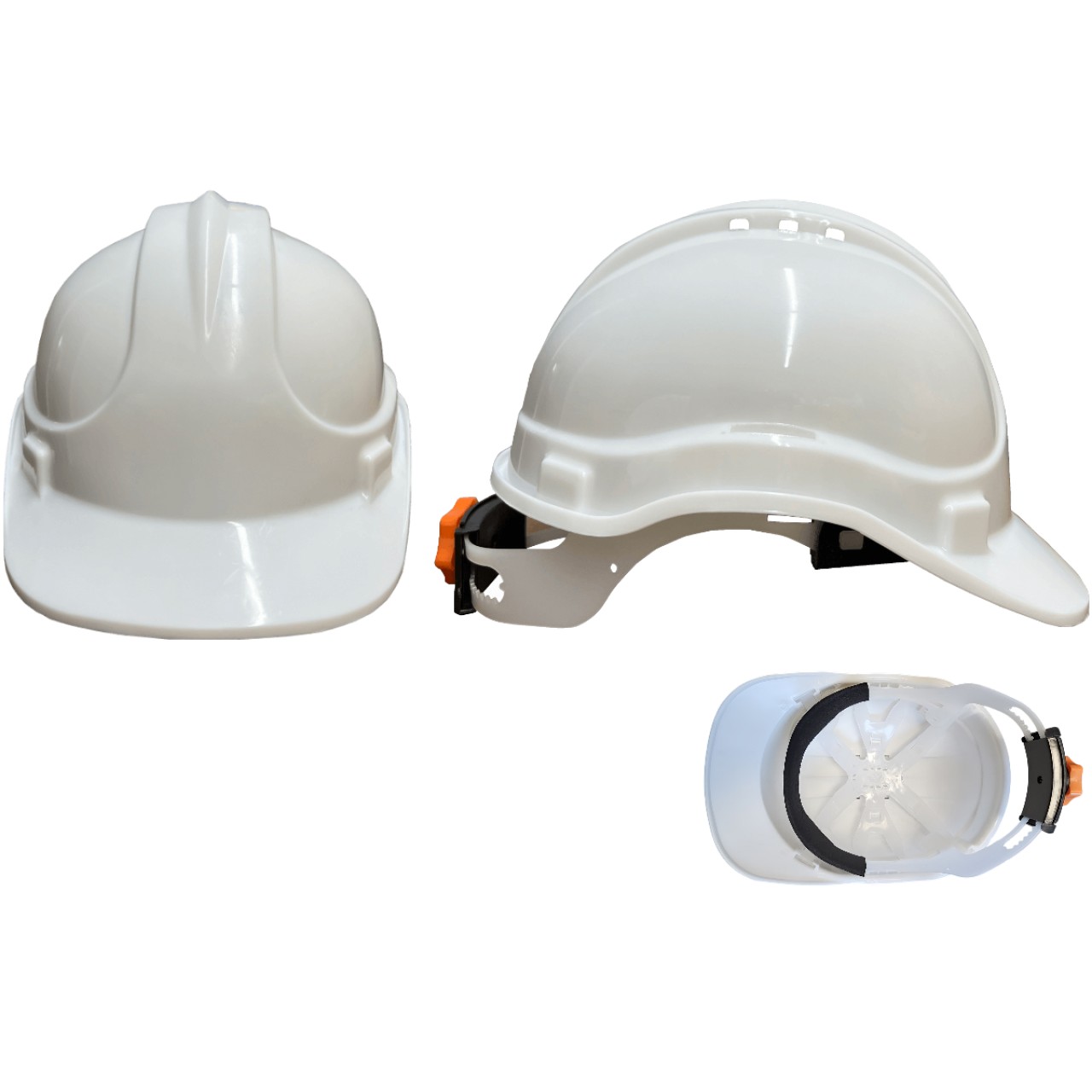 VİDALI BARET HAVA DELİKLİ AYARLI BEYAZ