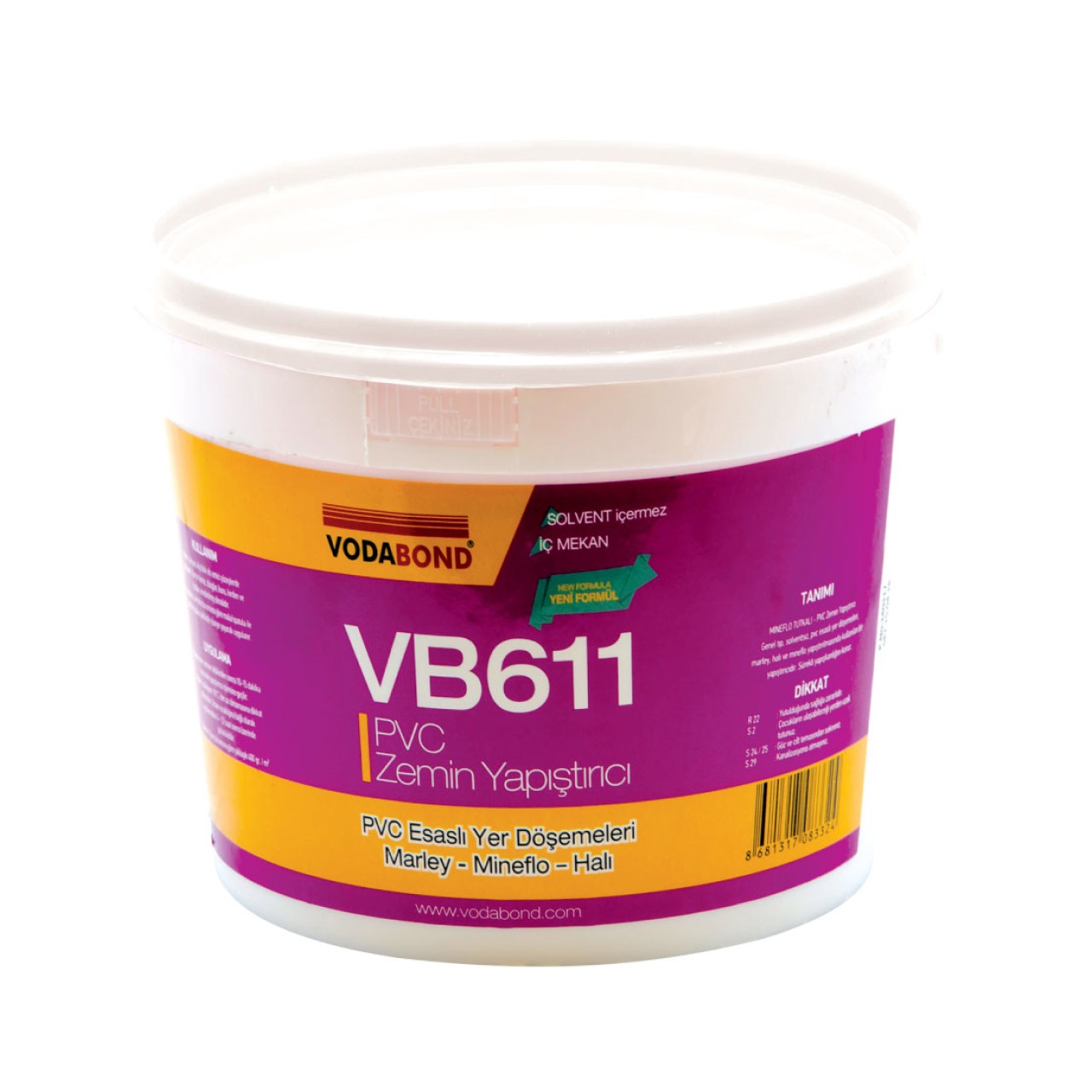 VODABOND PVC ve MARLEY ZEMİN YAPIŞTIRICILARI - 3 KG